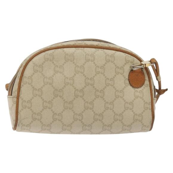 GUCCI GG Plus Supreme Shoulder Bag Pvc Ivory Gold - Picture 3 of 16